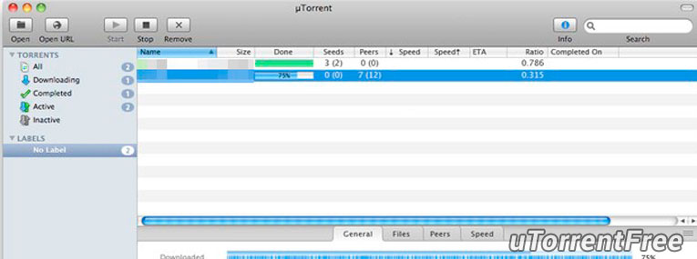 uTorrent для Mac OS бесплатно
